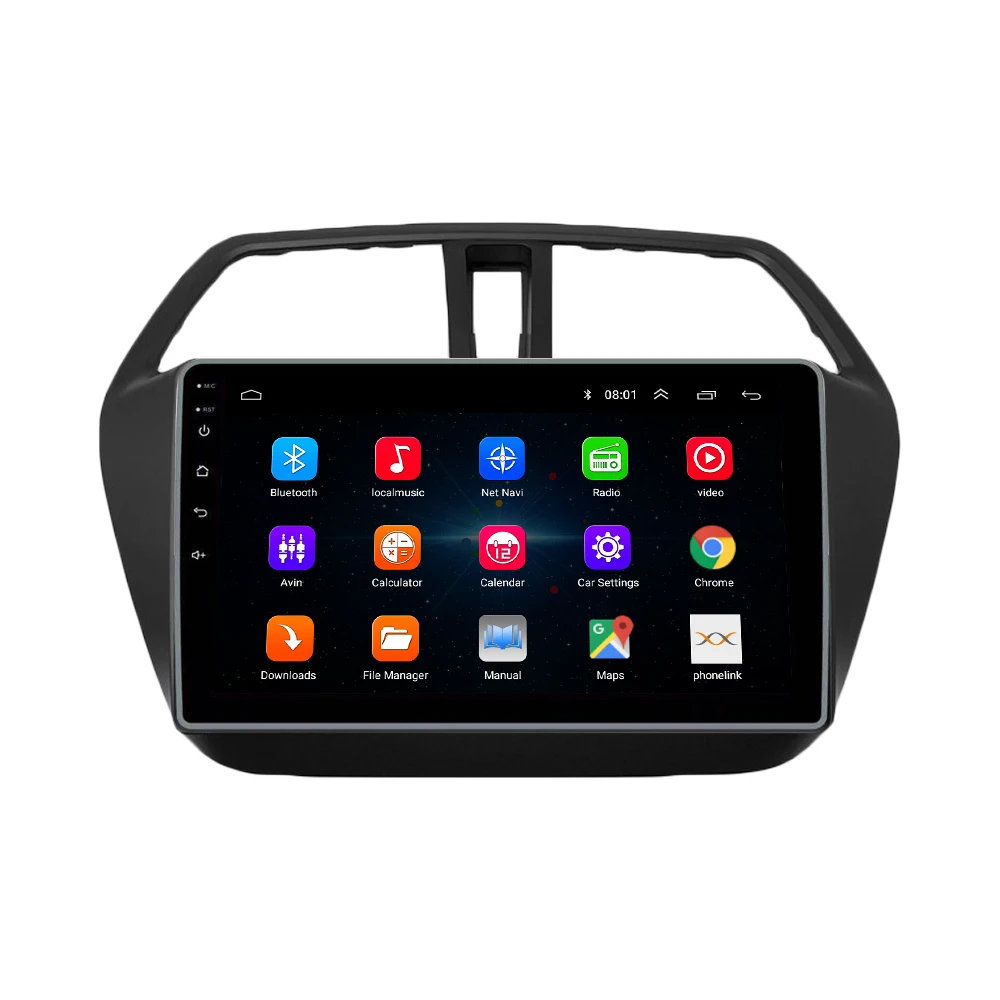 For Suzuki S-cross 2014-2017 Radio Headunit Device 2 Double Din Quad Octa-Core Android Car Stereo GPS Navigation Carplay
