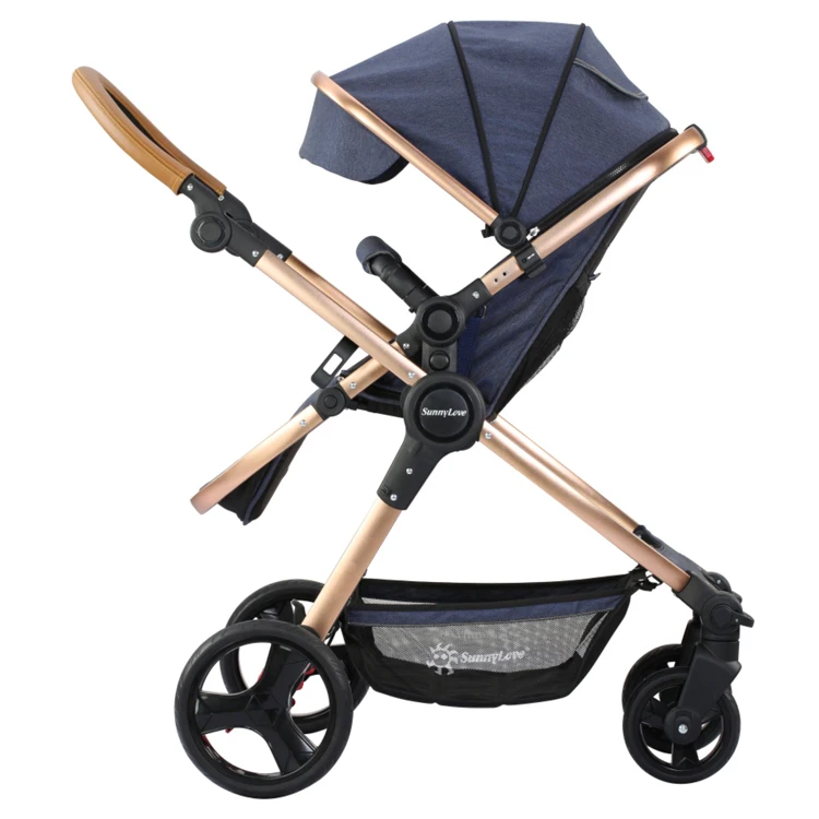 
brand 3 in 1 leather pram europe en1888 twin stroller baby trolley 
