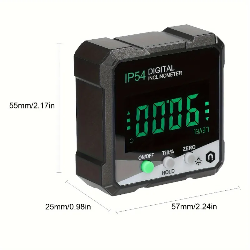 New-style Multi-Purpose ABS Mini Inclinometer Premium Digital Electronic Measuring Levels