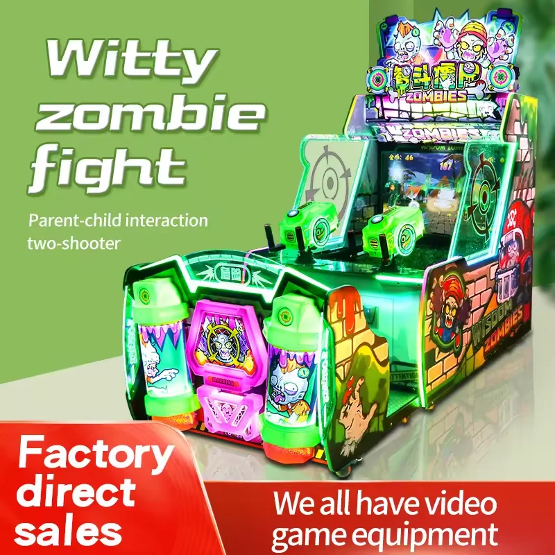 IFD Arcade Plants Vs Zombies Game Machine Water Shooting Arcade Game Machine Happy Kids Water Shooting Gun Arcade Game Machine
