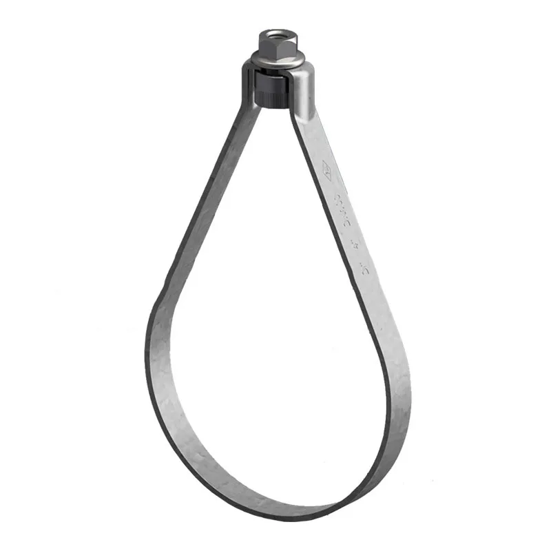 Carbon steel galvanized pipe hot dip galvanized pipe support pear type pipe clamp