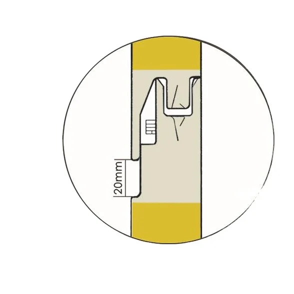 CE certified fireproof and heat-insulating 50-200mm rock wool sandwich panels suitable for building exterior walls