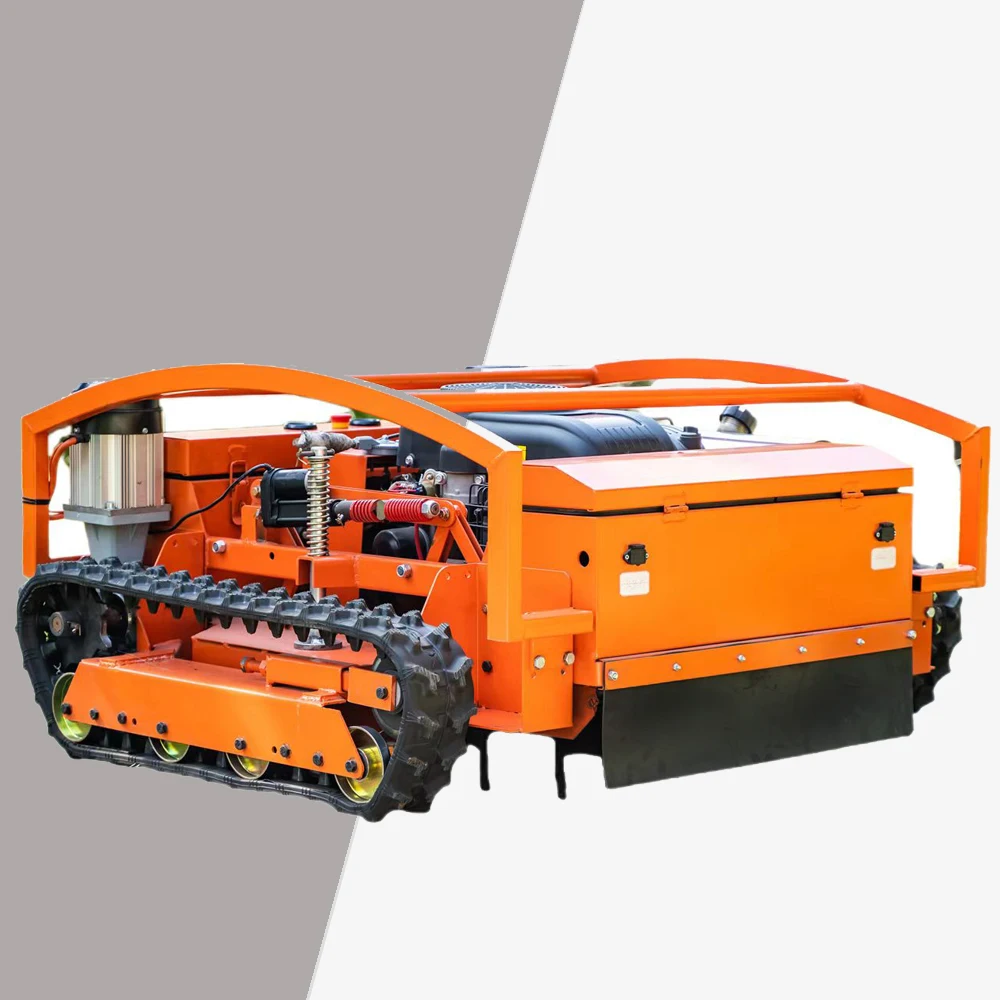 Multifunctional 900mm cutting width remote control robot lawn mower gasoline lawn mower self-propelled smart lawn mower