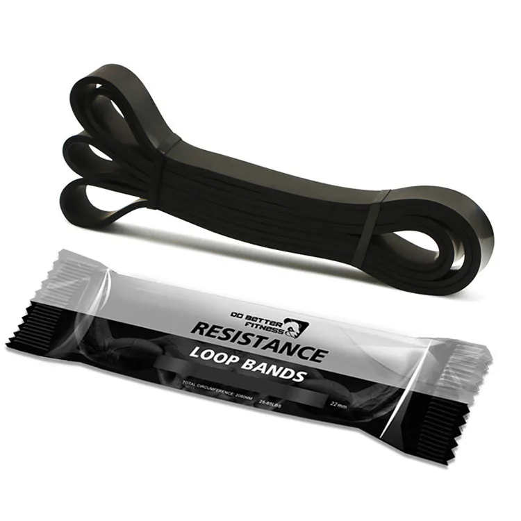 Natural Latex Workout Fitness Gym Equipment Pull Up Assist Long Elastic Resistance Exercise Bands for Physical Therapy