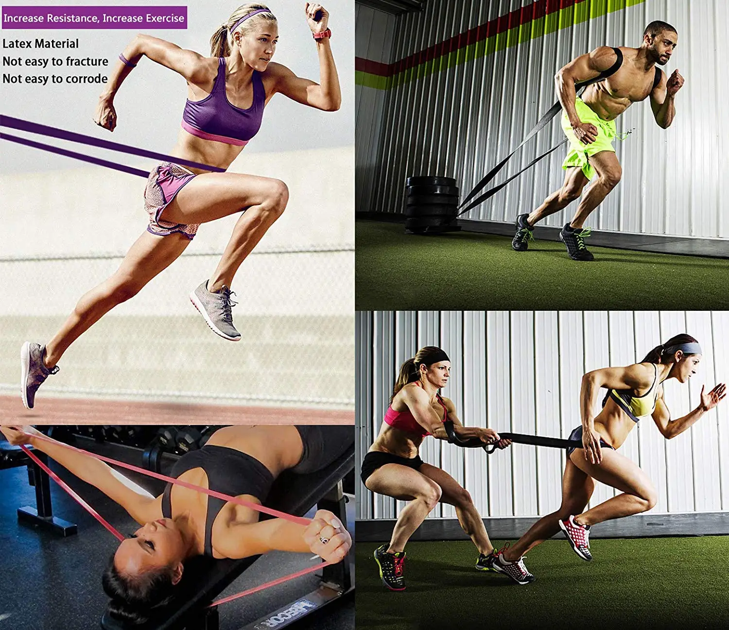 Zhenxing Factory manufacturer high quality Exercise Bands for fitness power band elastic Pull Up Assist Band
