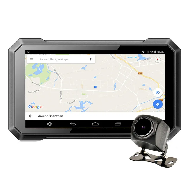 2022 последняя карта 7 дюймов LCD, автомобильный GPS навигация 8 Гб 256 Мб спутниковой навигации GPS навигатор устройства в байкерском стиле из водонепроницаемого материала