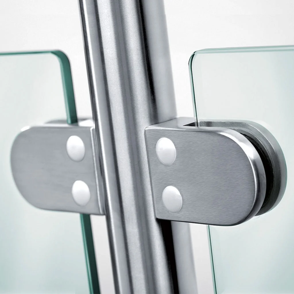 FENGZE Manufacture Balustrades Handrails Glass Railing Balcony Glass Railing Clamp