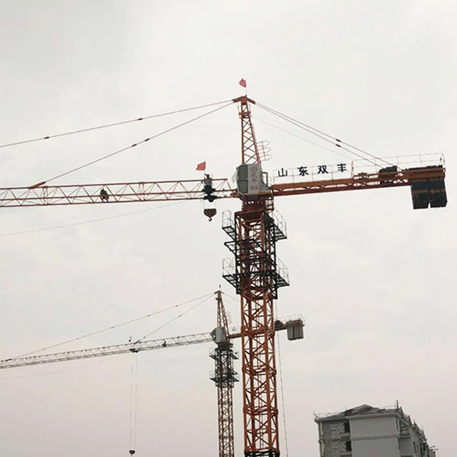Building 5513 tower crane QTZ80 6ton Construction Tower crane
