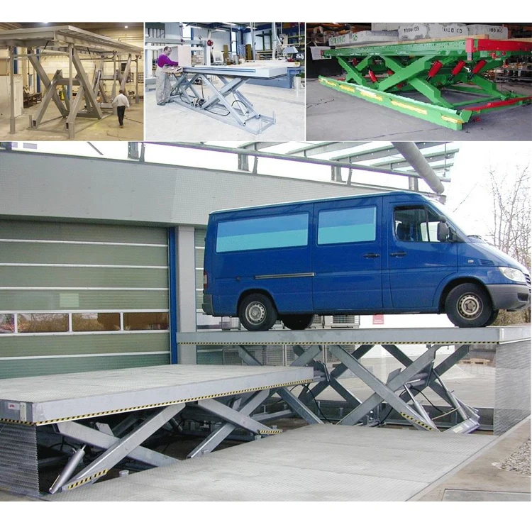 Scissor-type hydraulic stationary car lifts 1m-10m