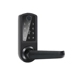 2022 New Arrival 5-in-1 Keyless Entry Door Locks Fingerprint Lock with Keypads and Voice Guide for Home