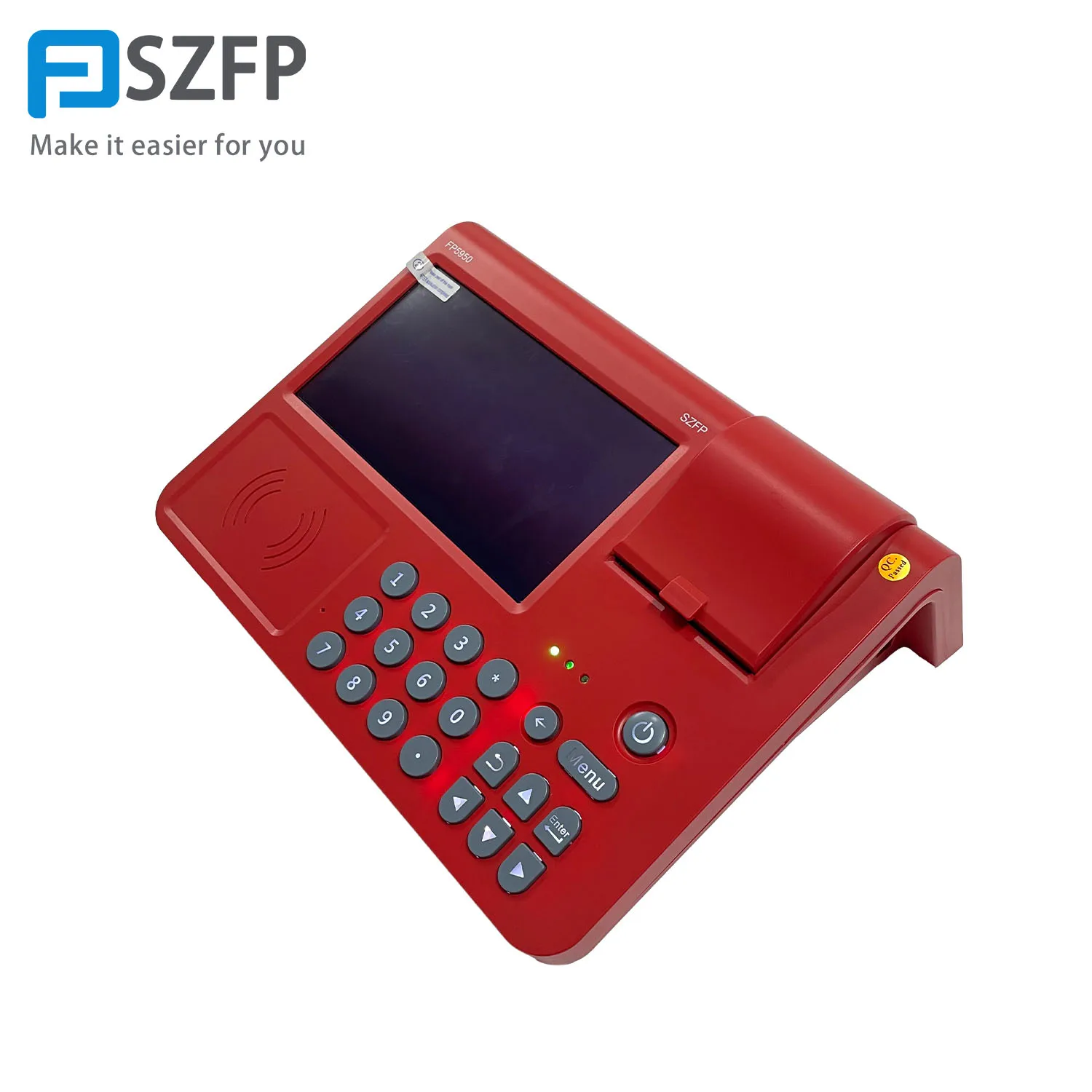 FP5950 Android thermal printing POS terminal  big size pos machine