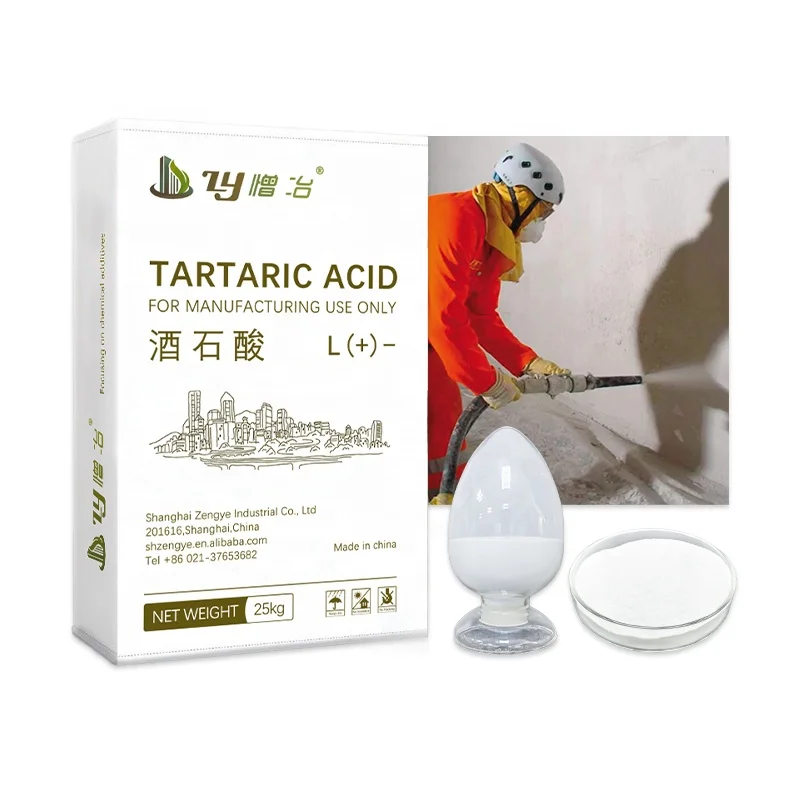 L(+)-TARTARIC ACID CAS NO.87-69-4 Mortar retarding admixture Mortar retarder
