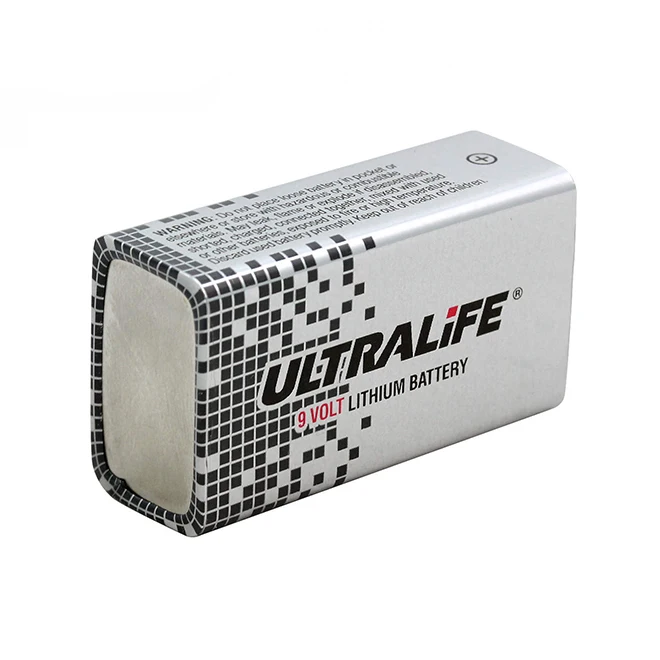 Ultralife Batteries Long-Life U9VL 9V 1200mAh Lithium (LiMnO2) Battery