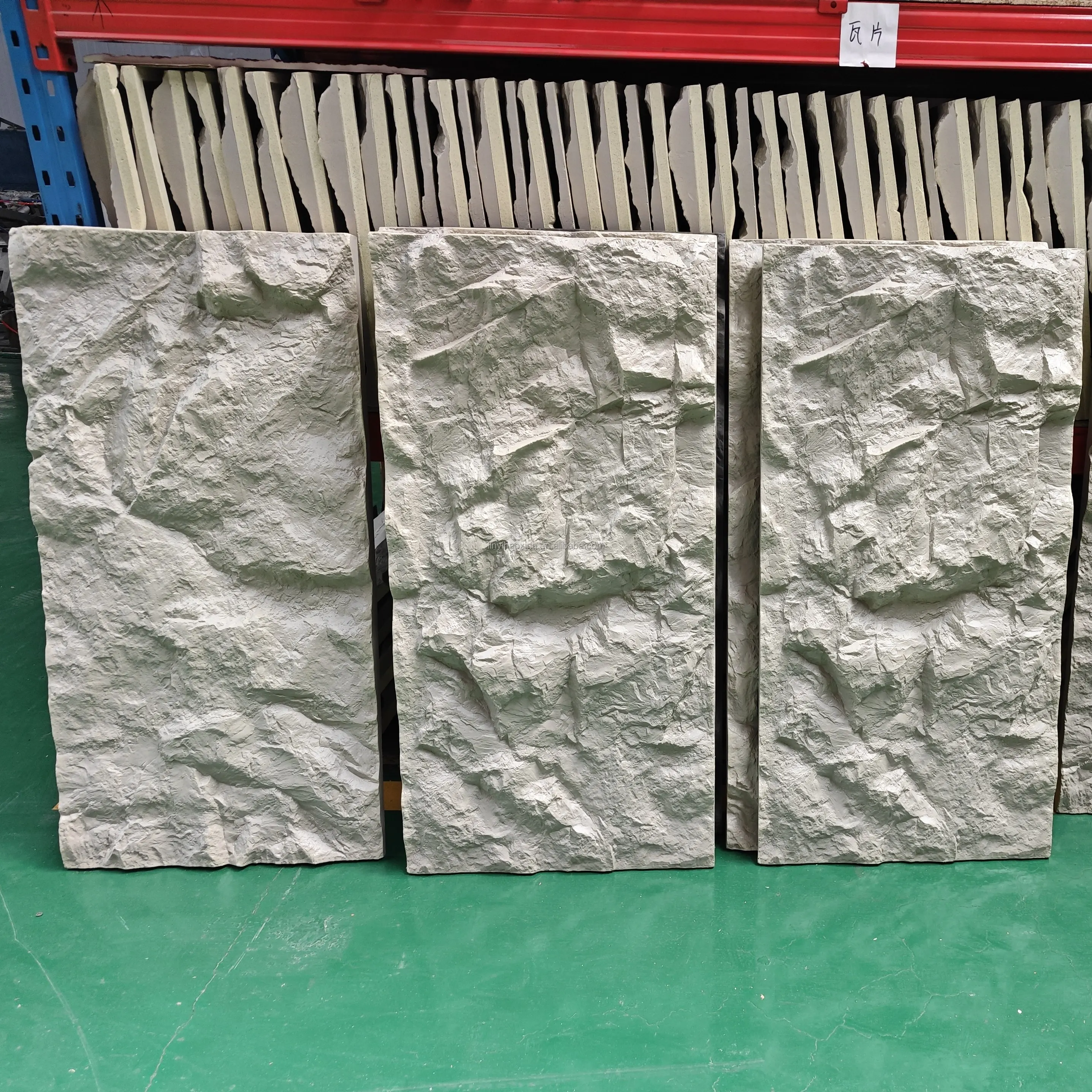Light Weight and Cheap Polyurethane Faux Stone Wall Panels PU 3d Rock Waterproof Paneling for Walls