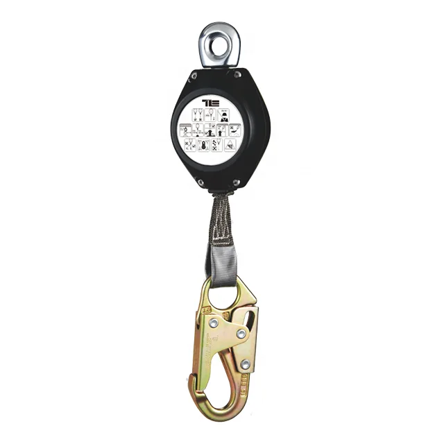 
Fall Arrest Retractable Fall Protection Self Retracting Lifeline with Steel Snap Hook Retractable Fall Arrester 