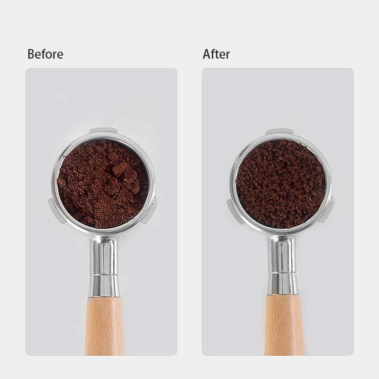 Hot sale natural wooden coffee handle filter Espresso Press