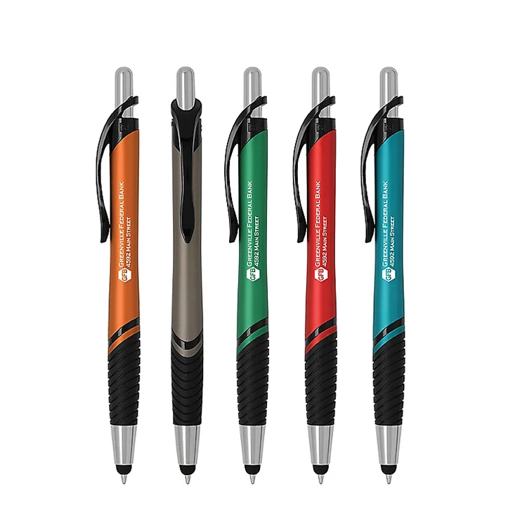 Продвижение 2 в 1 емкостный стилус Шариковая ручка стилус