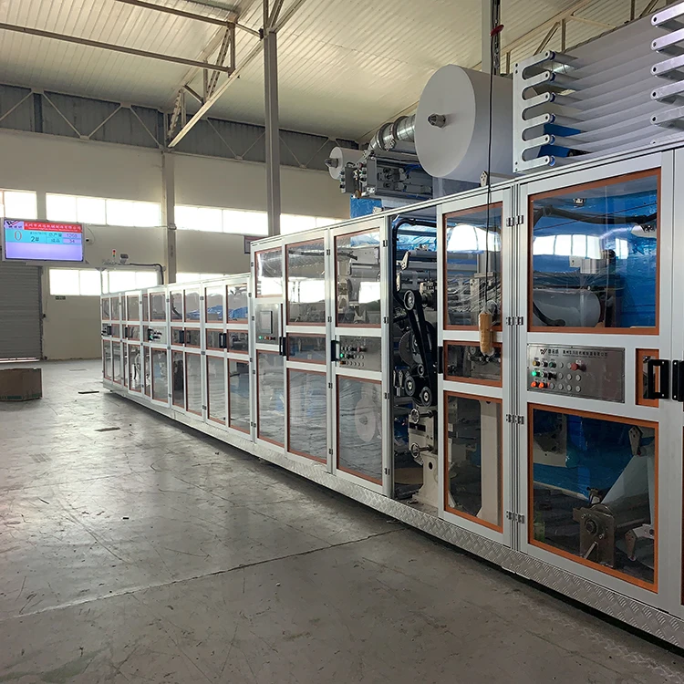 pet pads making machine fully automatic underpad making machine underpad machine production UNDERPAD PRODUCTION LINE