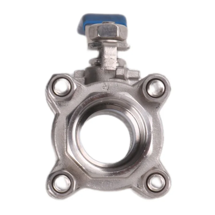 Stainless Steel 304 3PC Floating Ball Valve Threaded Ends 1000WOG 316 1000 psi Three Piece Full Bore Ball Valve