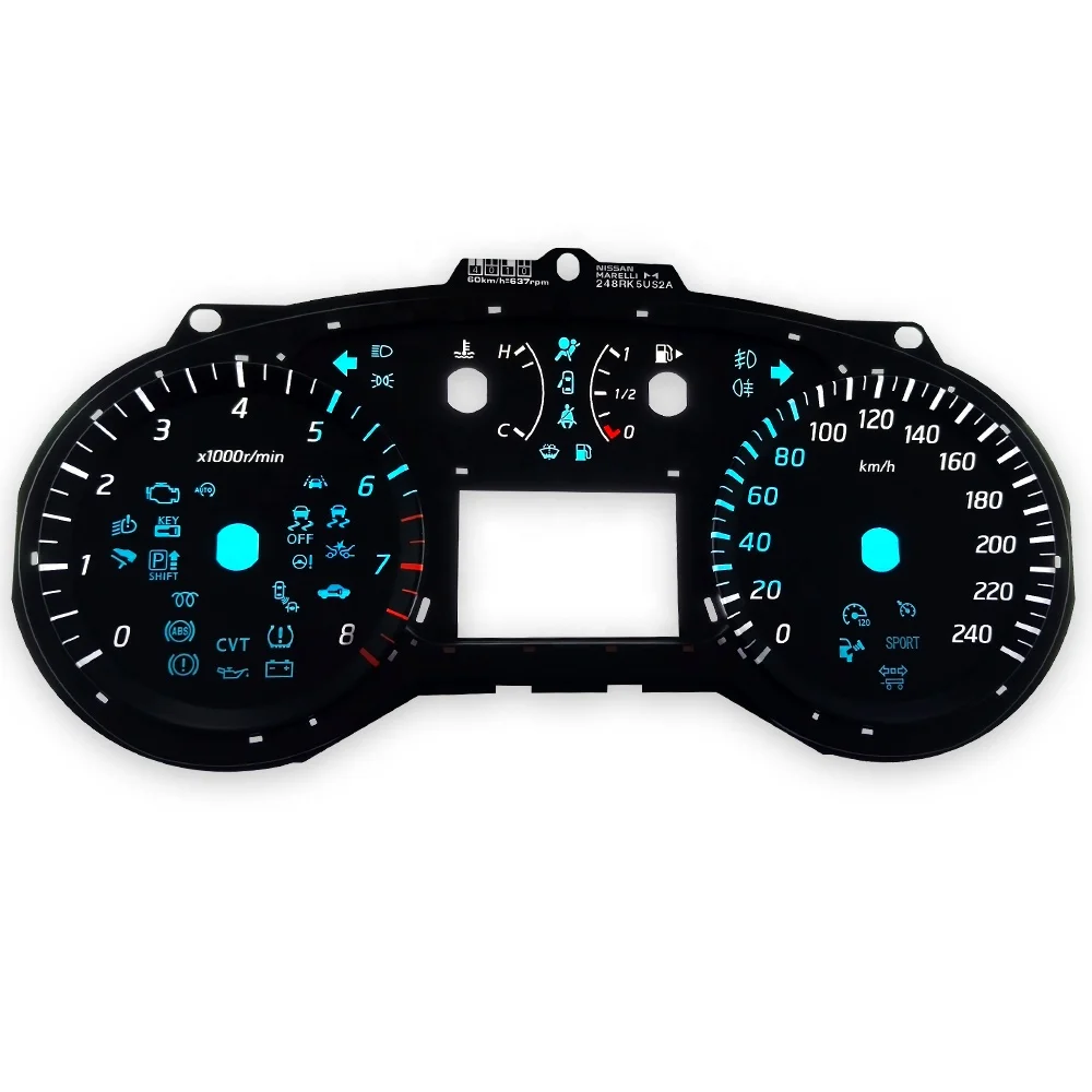 OEM&ODM Custom odometer panel speedometer tachometer digital dashboard instrument cluster gauges