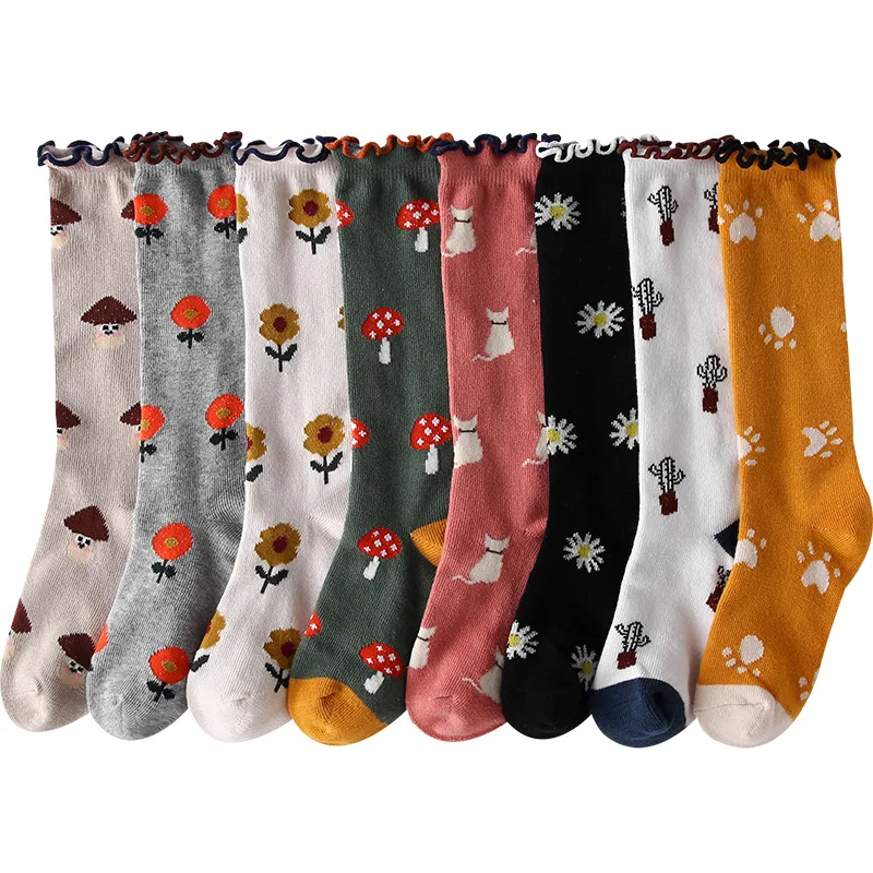  2021 Custom High Quality Women Socks Cute