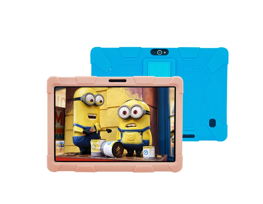 Kids Tablet 10 inch Android 10 Tablet PC 6000mAh 32GB ROM Quad-Core HD Dual Camera WiFi Parental Control Kid-Proof