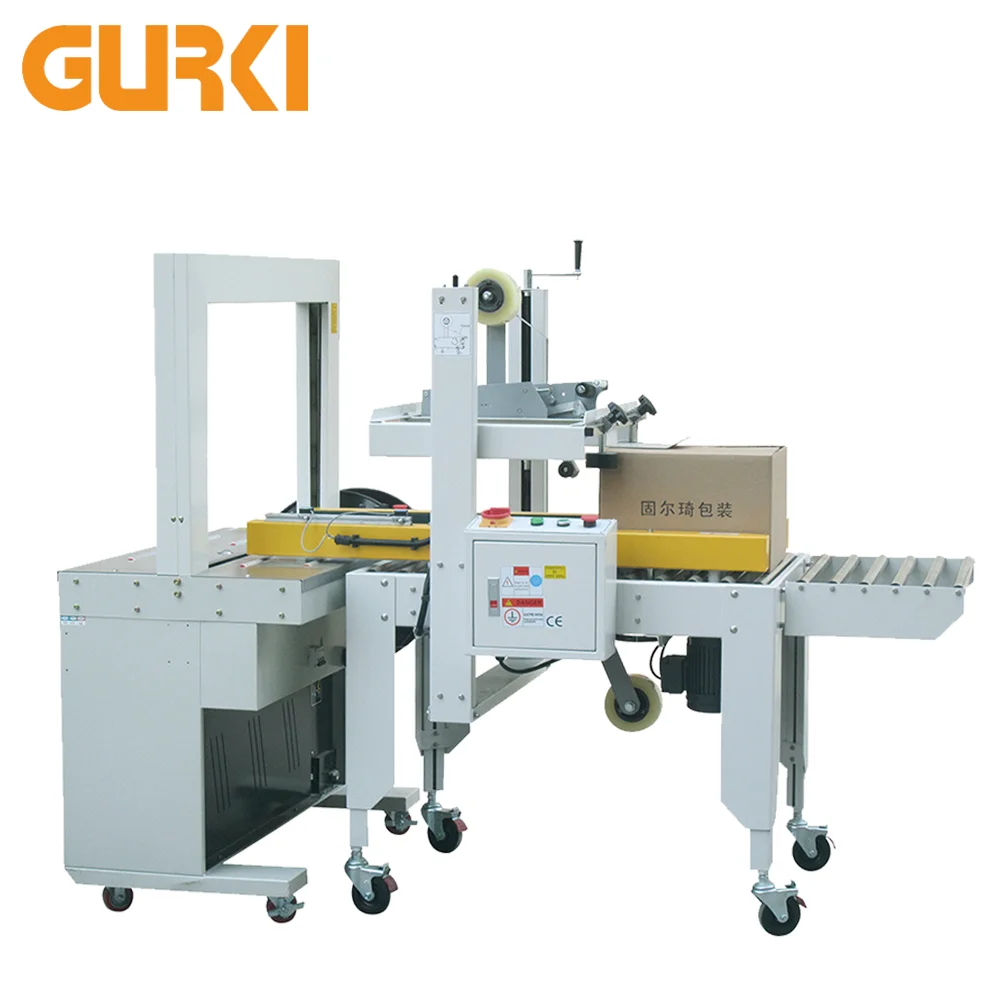 Factory GPP-50A Automatic Case Box strapping Sealing Machine Auto Carton Tape Sealer