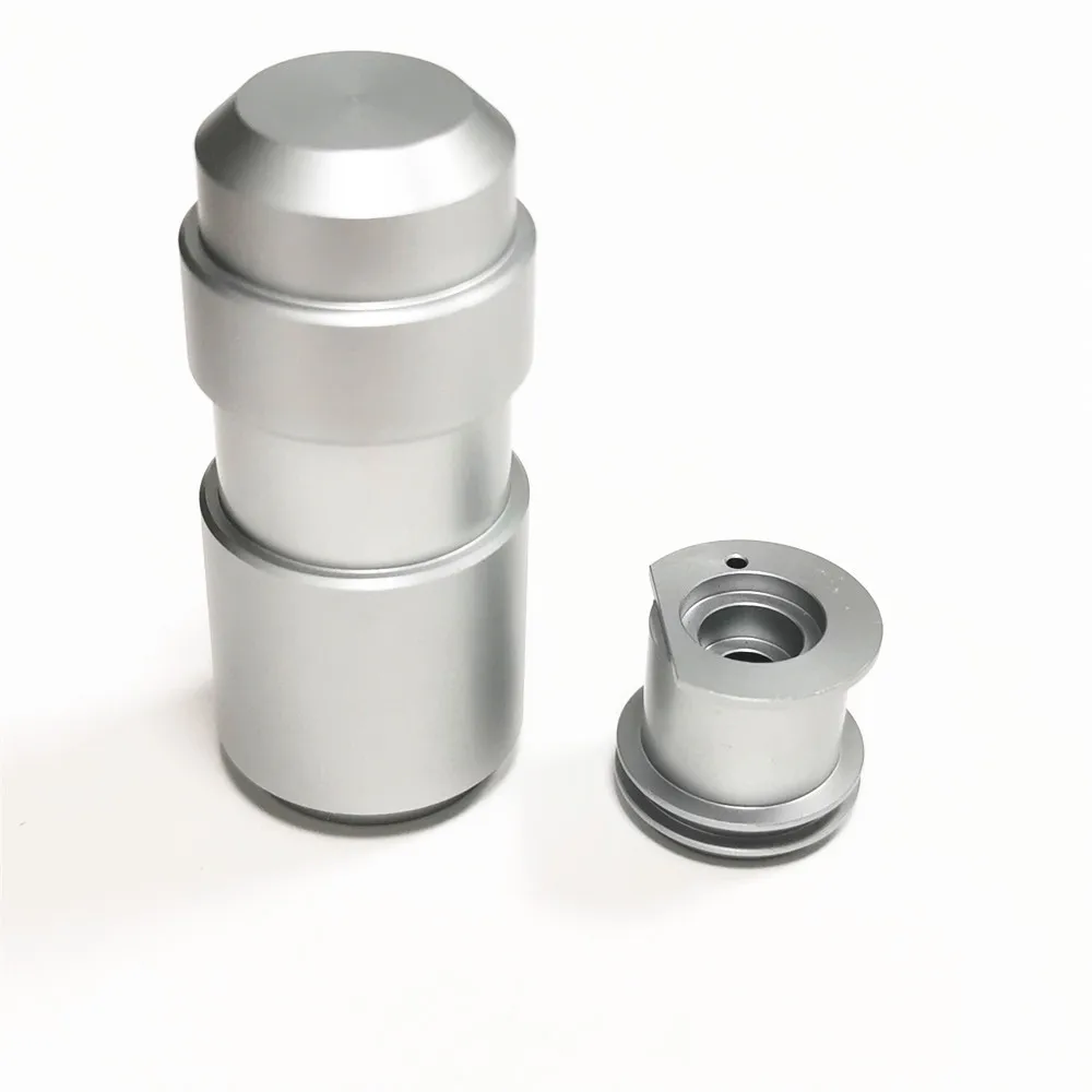 TECOM Provided Titanium adjusting nut Aluminum Knob Cap CD patterned aluminum parts processing