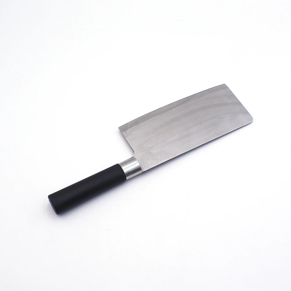 Pattern Stainless Steel  Chopper Chef Meat Cleaver Kitchen Chinese Butcher Knife With PP Handle