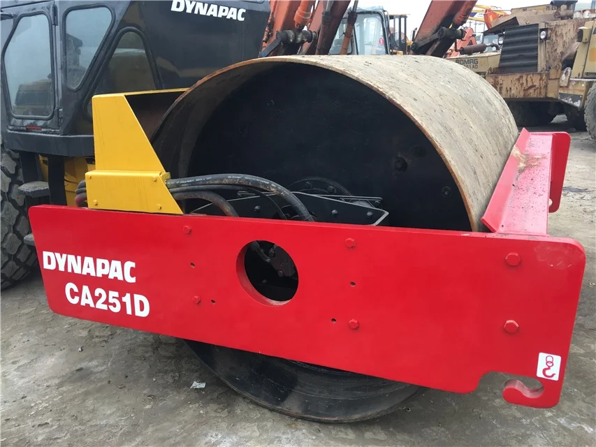 Подержанное состояние, высокое качество, хорошо использованный дорожный каток DYNAPAC CA251D для продажи по низкой цене