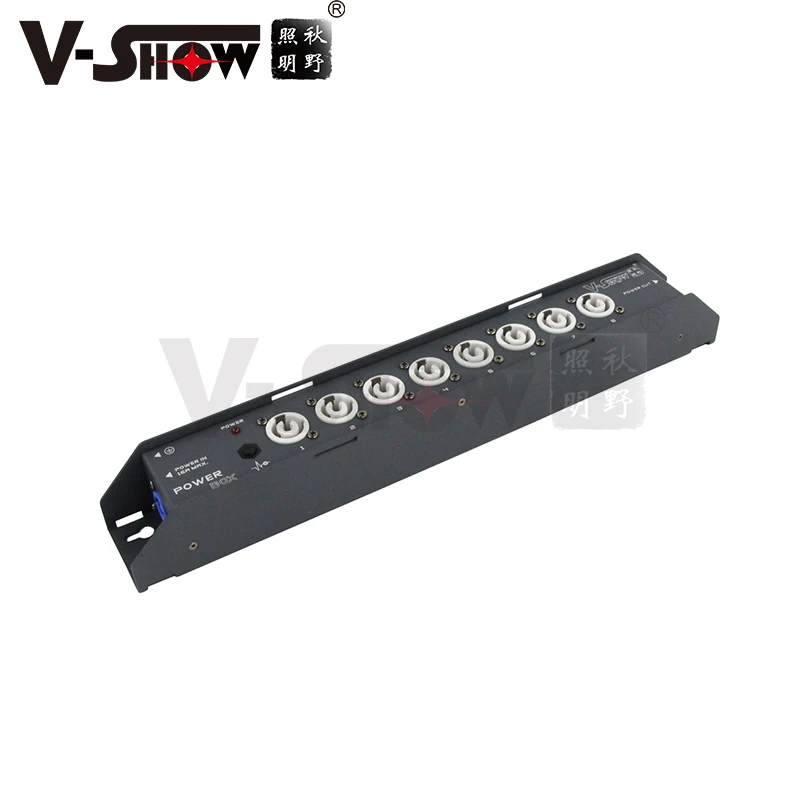 V-Show 1pc Upgraded DMX Splitter 4 1DMX Input & 5 Outputs Power Led Indicator Dj Stage Lights Beam