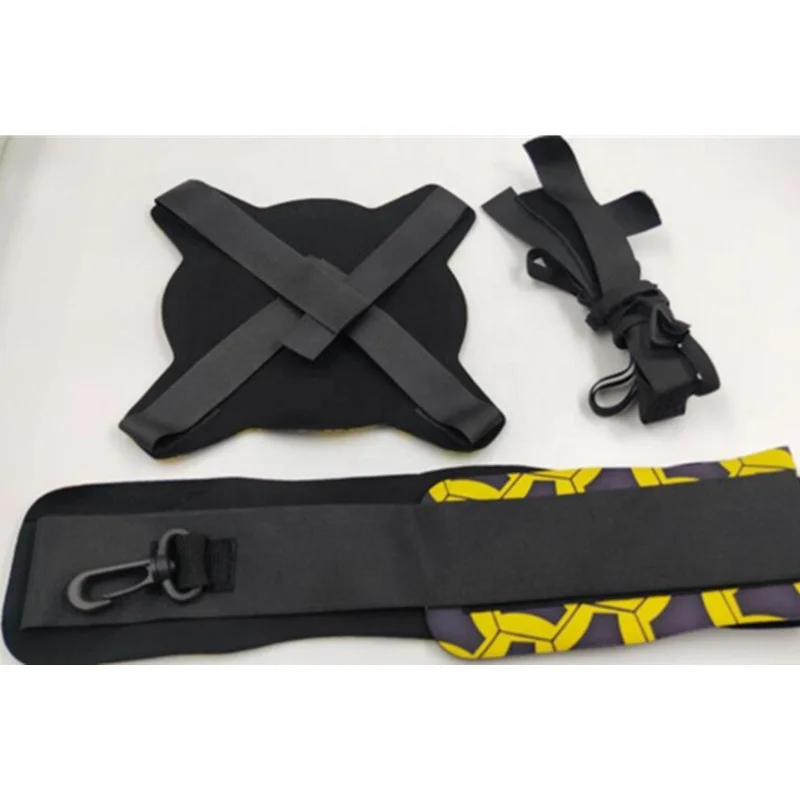 Bright Colored Yellow Football Trainer Soccer Ball Training Belt