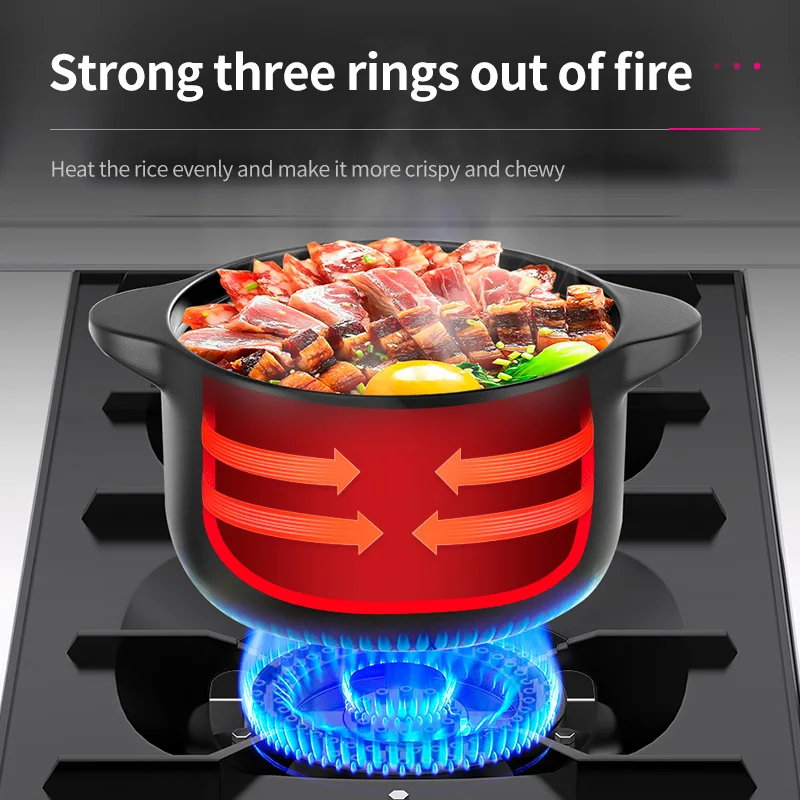 Restaurant Hotel Kitchen Cooktop 2/4/6/8 Burners Cast Iron Gas Stove With Shelf
