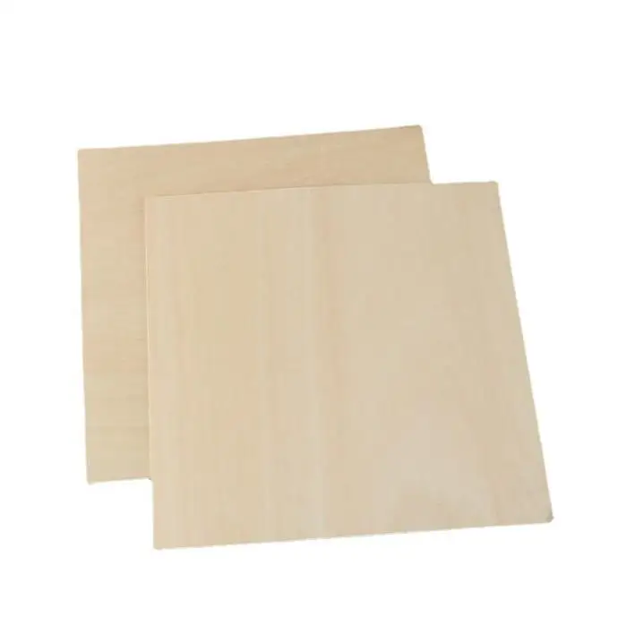 Basswood plywood used for  carving decoration from Linyi Shandong China FSC certificate size 920*920mm thickness 2.5-6mm