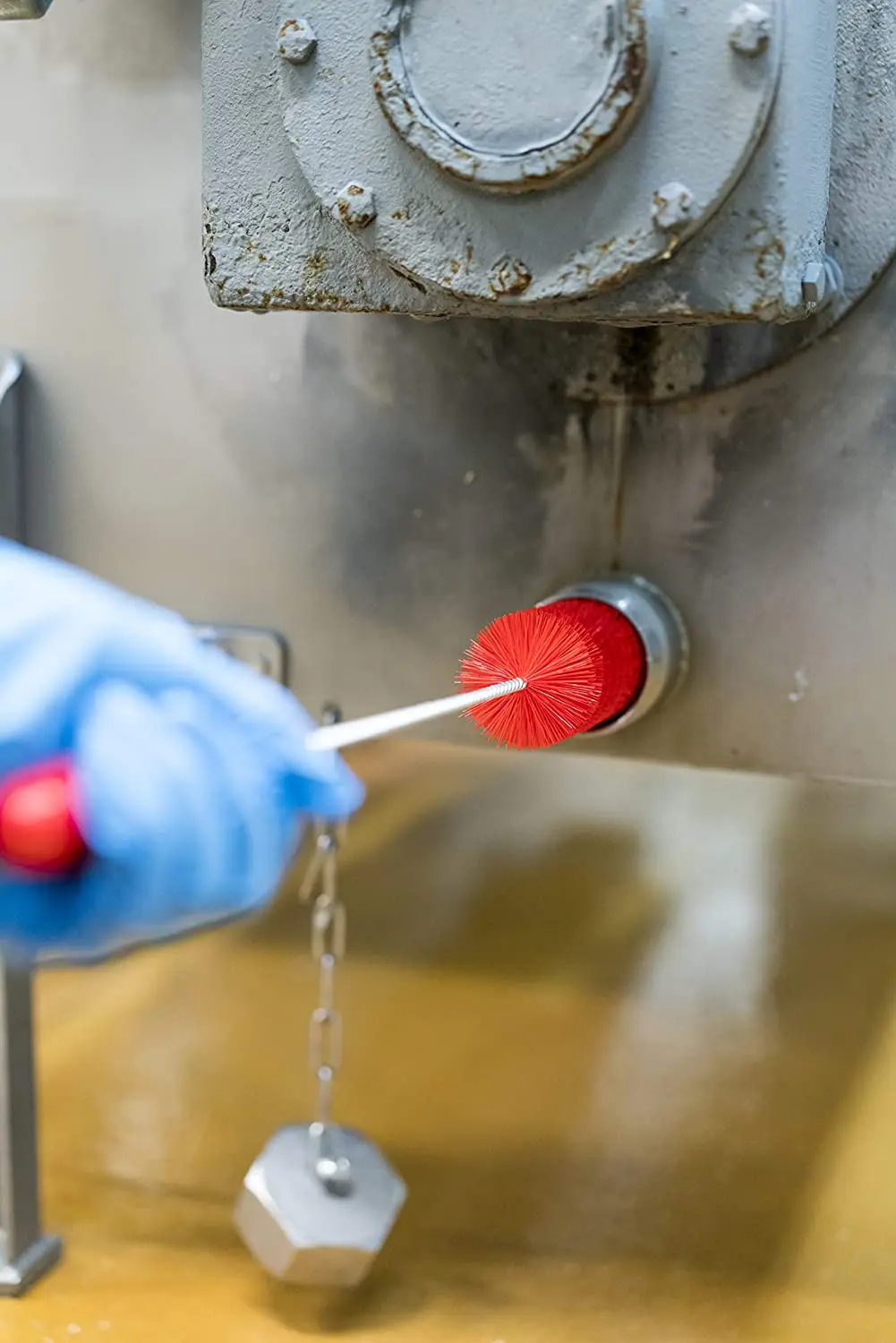 Stainless Steel Bore Brush Stainless Steel Bristles Wire Brush for Power Drill Cleaning Wire Brush Stainless