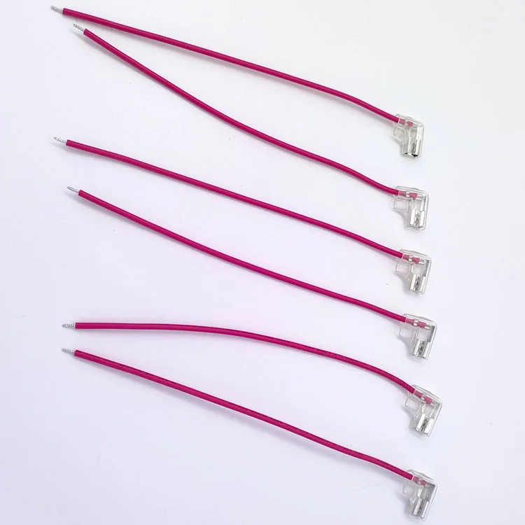 Chinese Manufacturer  OF6.3-3.0 Flag spring  UL1015-20AWG Smart Electric Meter Cable Assembly Wiring Harness