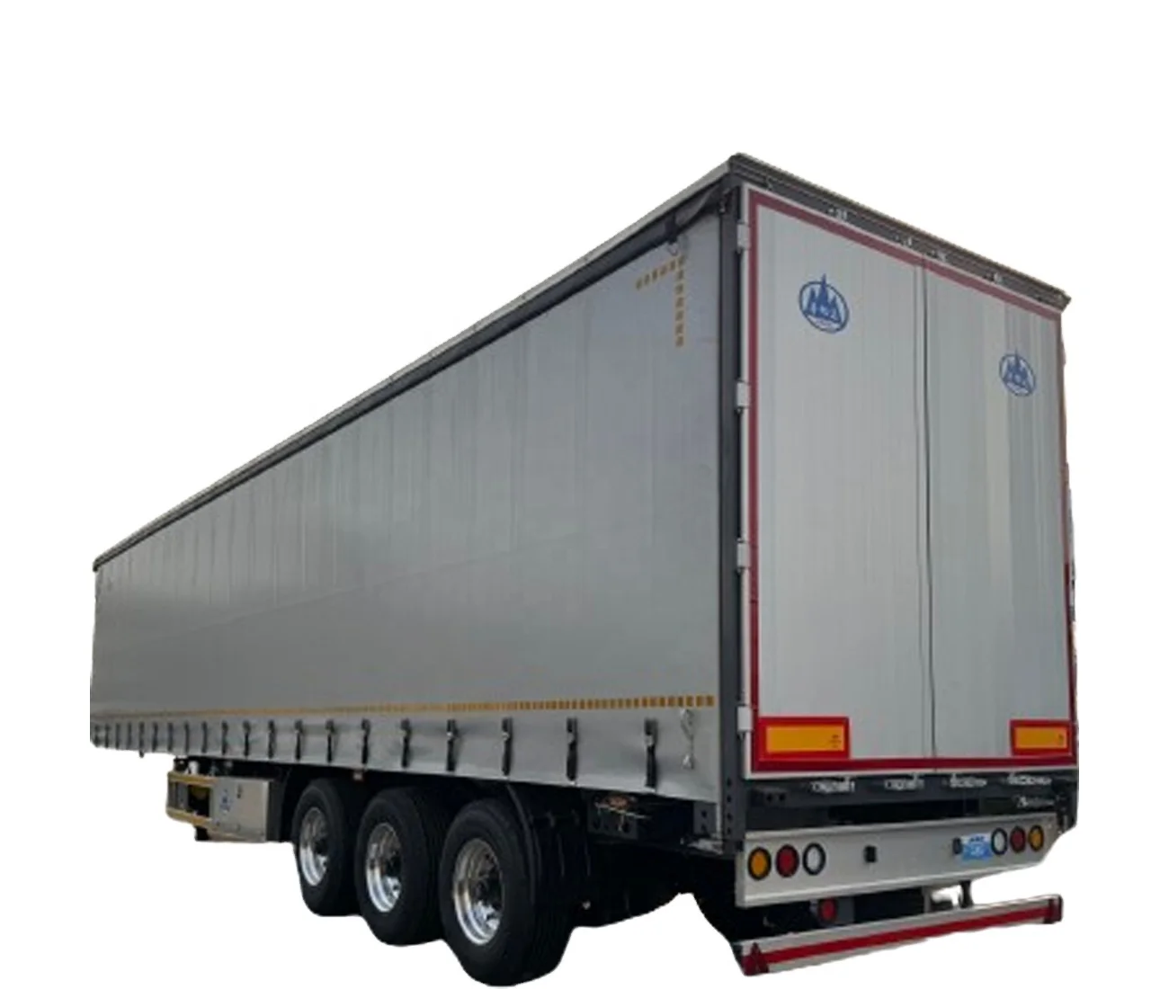 Factory Direct Sale Brand New Cargo Box Trailer 3 Axle Side Curtain Semi Trailer 45ft Side Van Truck Trailer