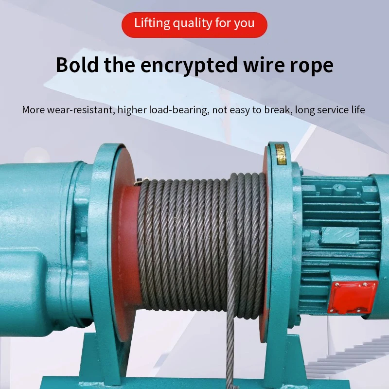 Supply wire rope electric hoist winch 380v three-phase CD MD 1t 2t 3t 5 tons