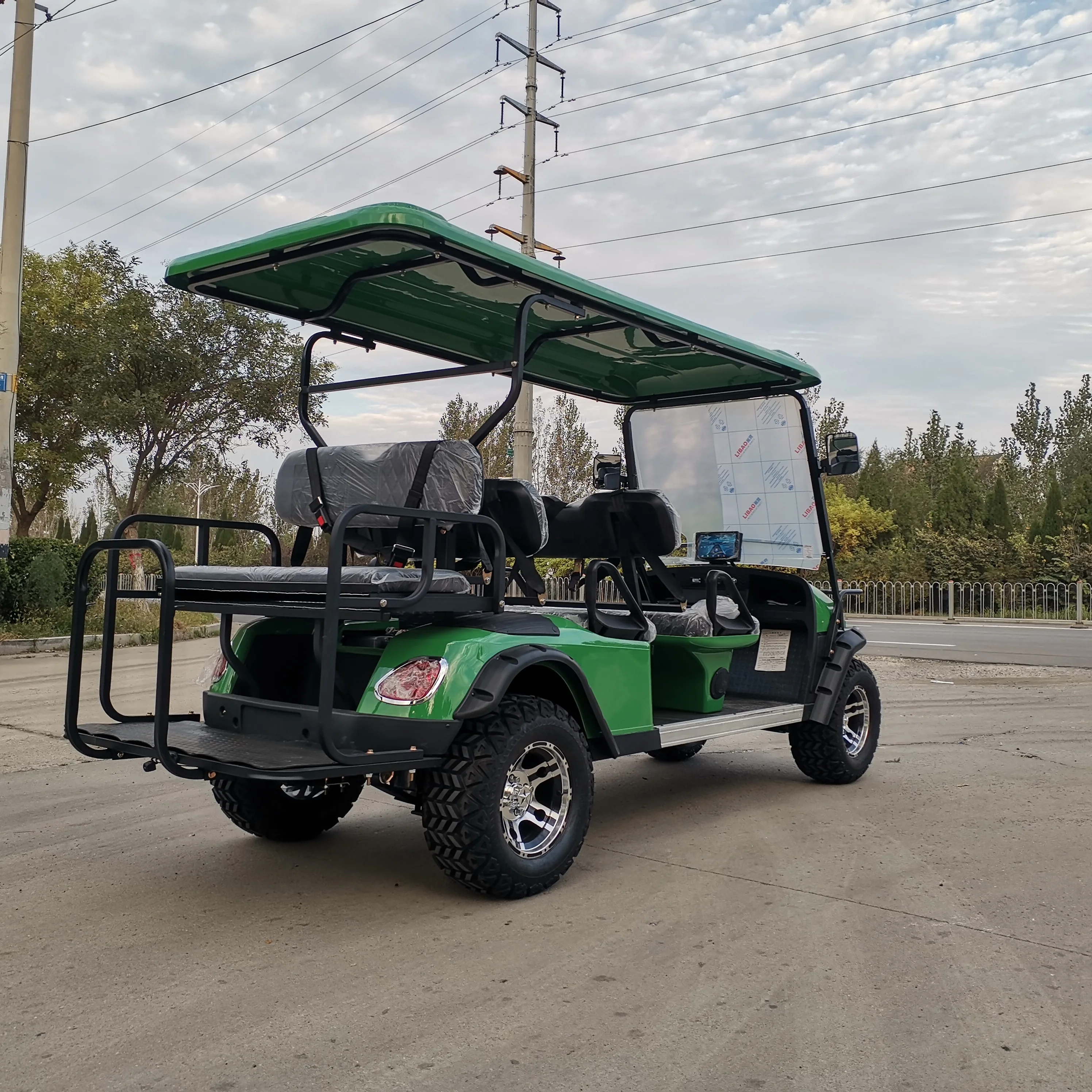 Hot Sale Golf Buggy 4 Wheel Drive Electric Club Car Golf Cart parts 6 Seater for Adults