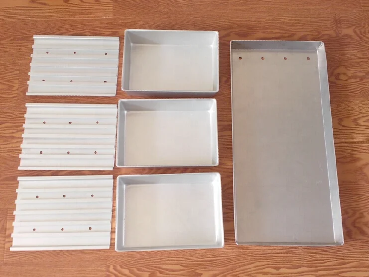 
Stainless steel/aluminum alloy 2kg shrimp tray for contact plate freezer 