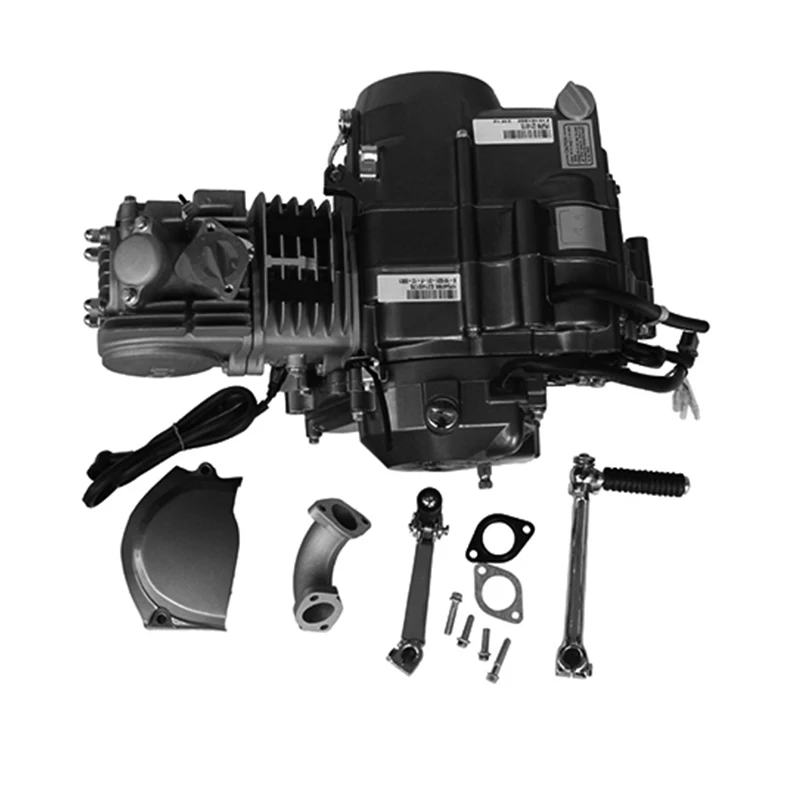 Other Motorcycle  Engines Assembly Off-Road Vehicle Iron Gray Lf Lifan 125Cc Under-Mounted Electric Foot Start Engine