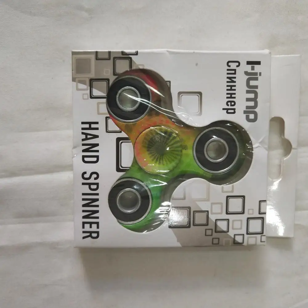 Wholesale Custom Brand Unisex Fidget Spinner 608 Bearings Funny Anti-Stress Toy Plastic Metal Material Cheap Spinning