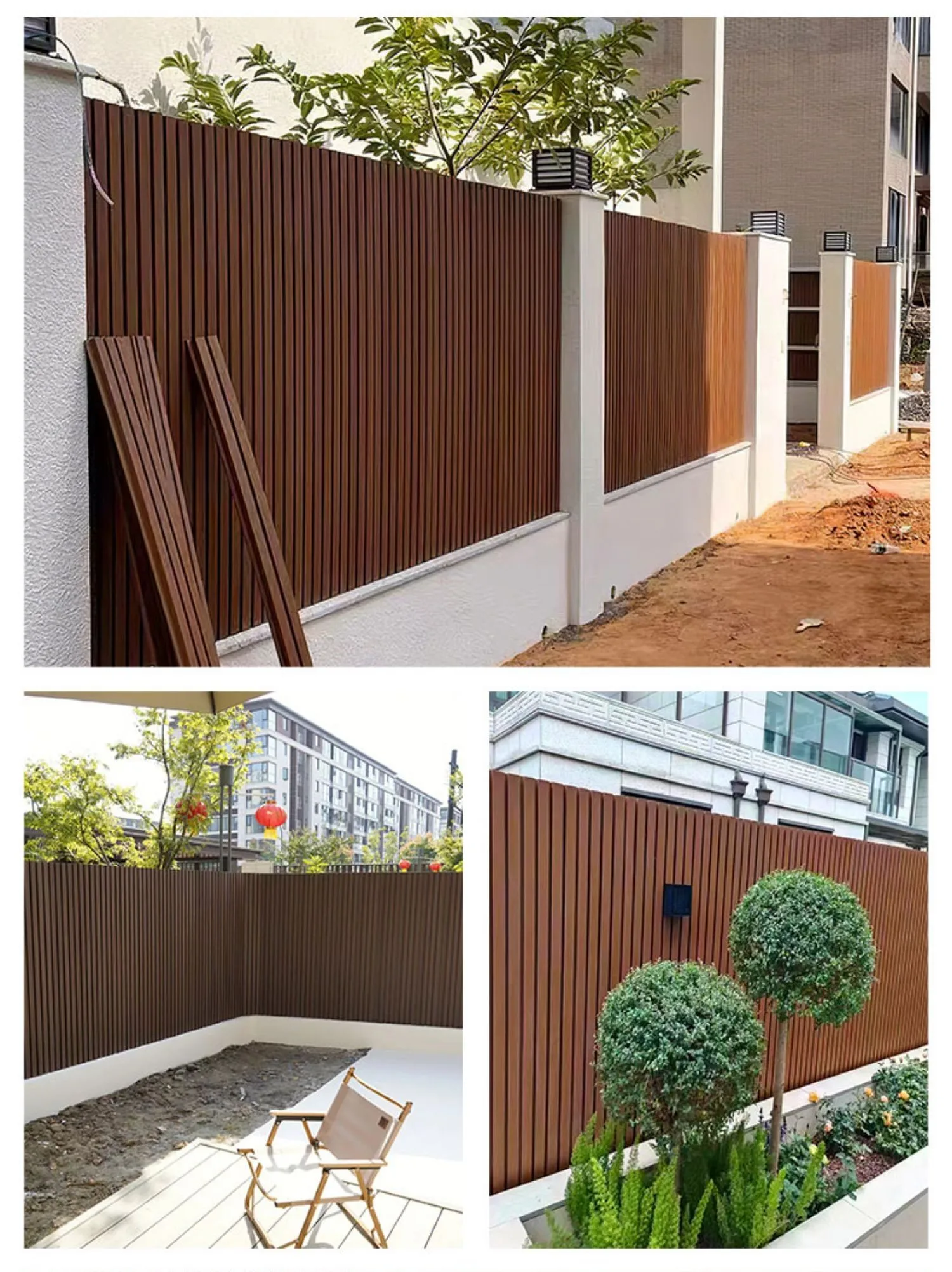 Tercel 219*26 mm Durable Co-exruded Wood Plastic Composite Wall  WPC Wall Panels