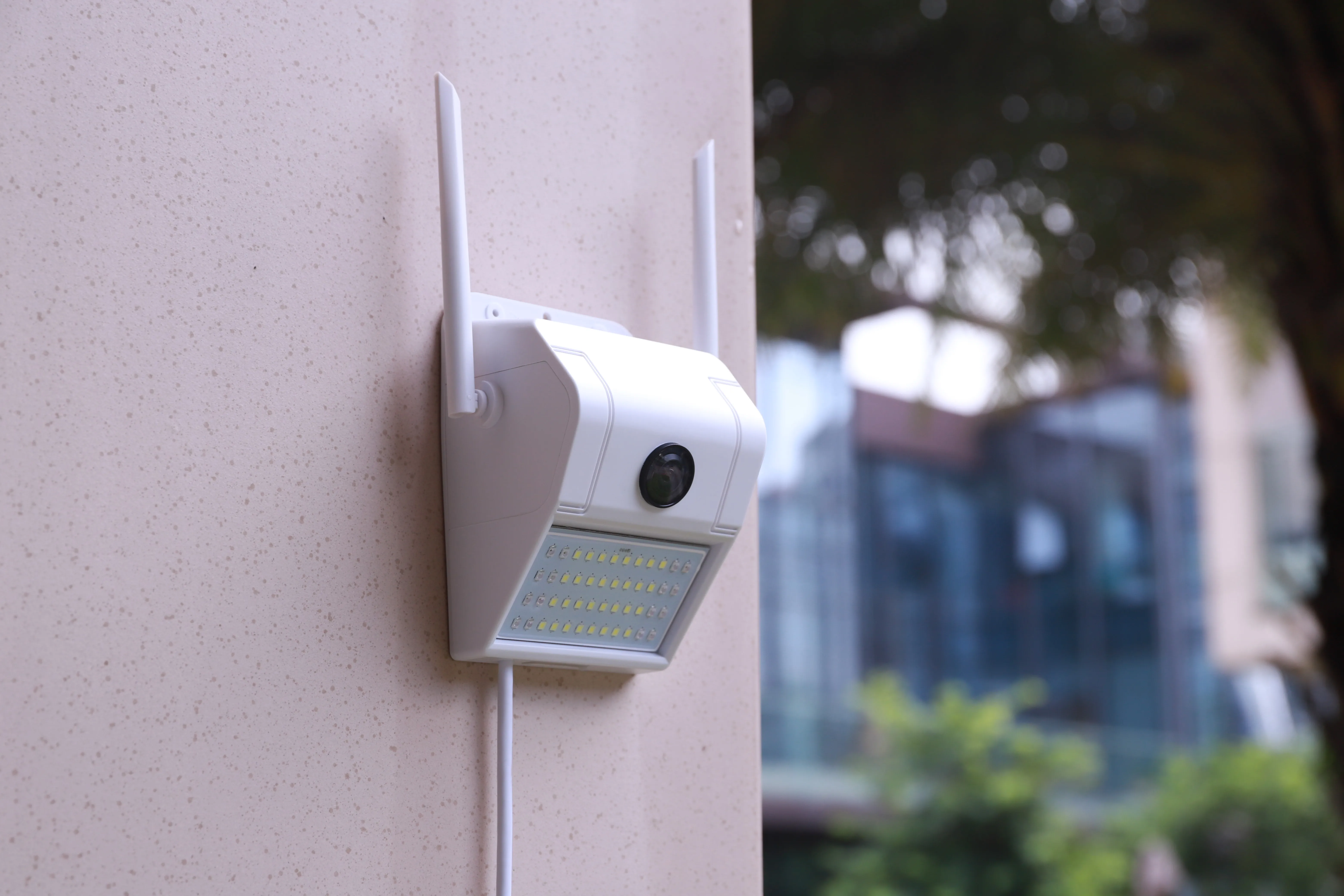  Видеокамера для панорамной Беспроводной Wi-Fi Безопасности Солнечный Прожектор cctv камера с уличное освещение