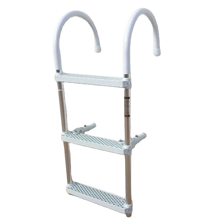 China Foyo Marine Aluminium Boat Boarding Ladder Hook Over