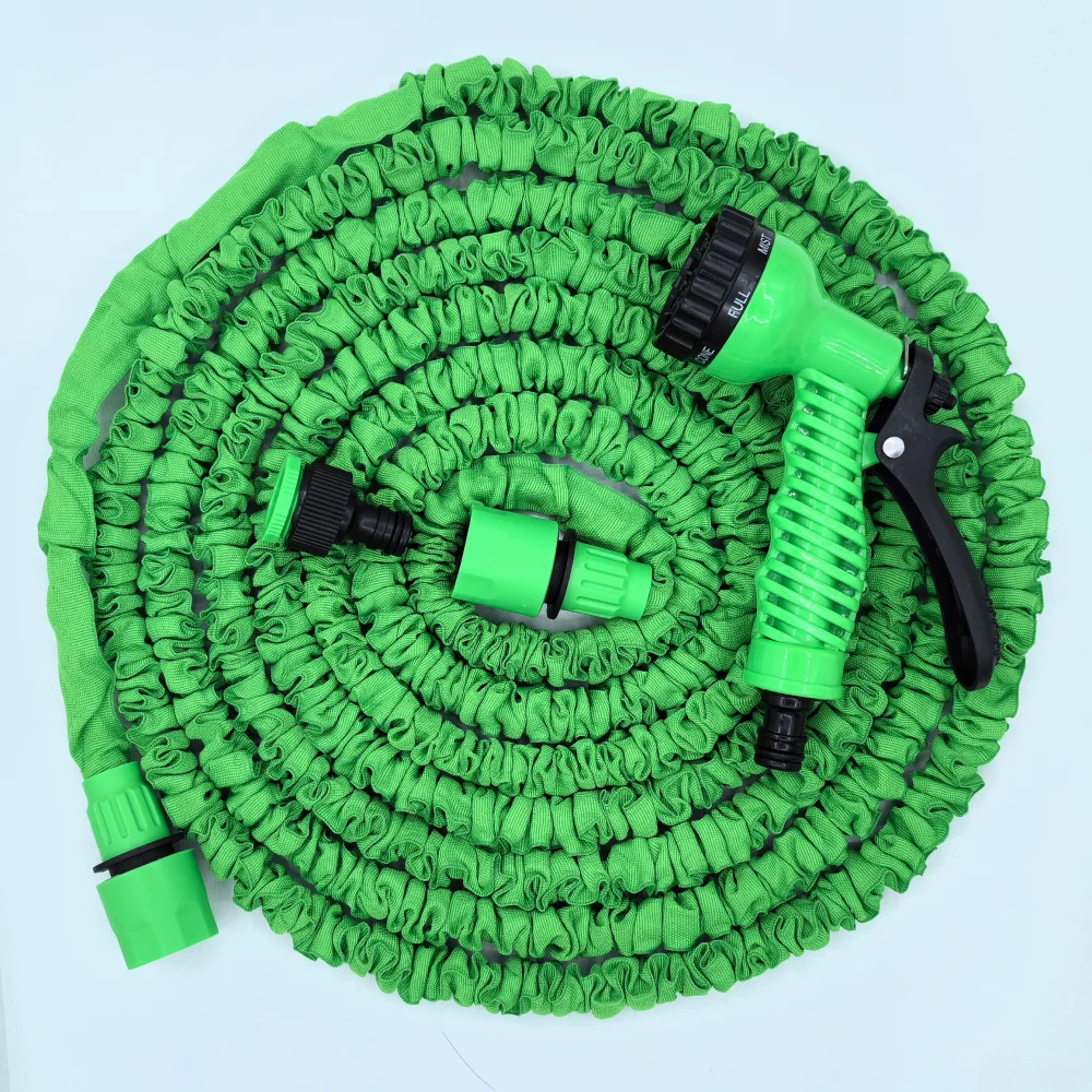 GEDENG 25ft-100ft expandable garden hose magic high pressure car wash hose  nozzle vegetable garden watering hose