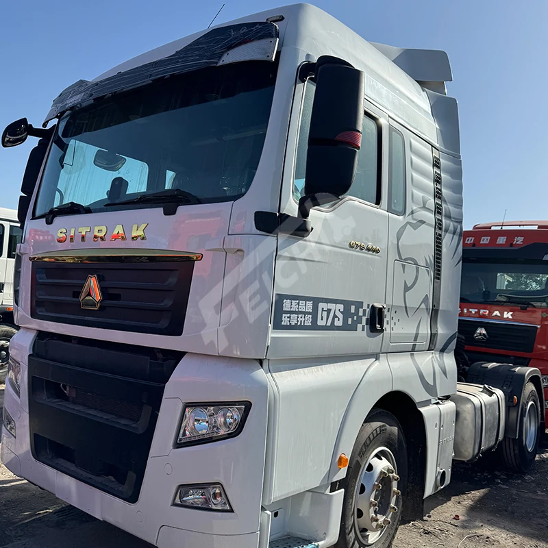 Сверхмощный тягач SITRAK G7S 6x4 дизельное топливо автоматическое сиденье водителя с левой пневматической подвеской евро 6 распродажа