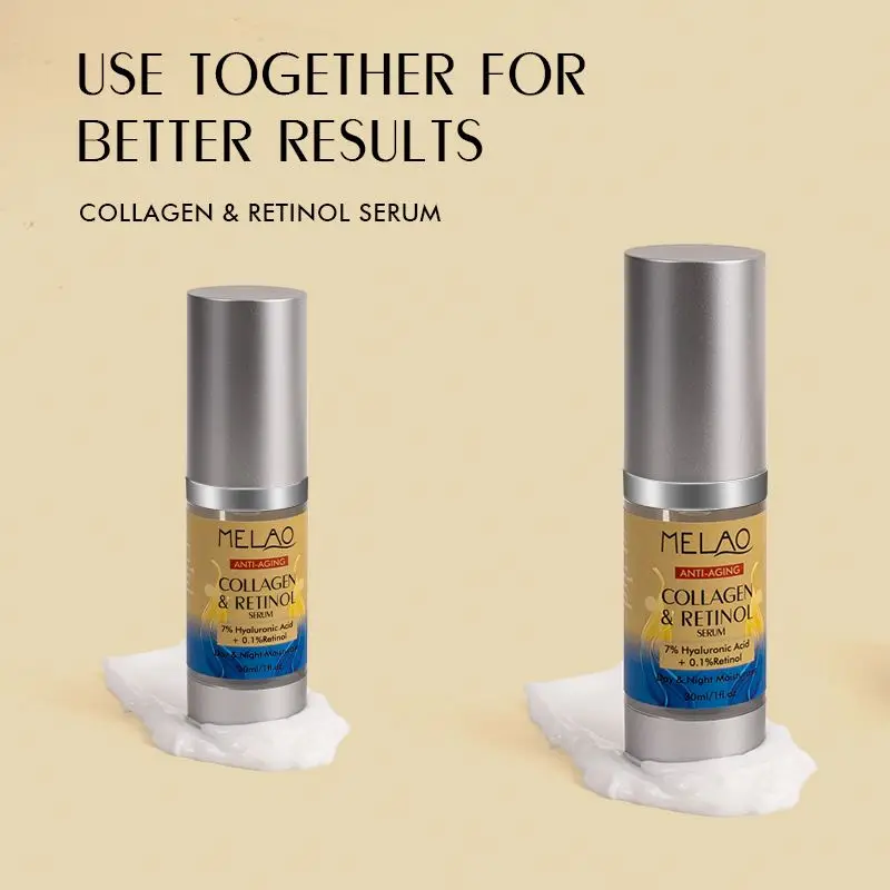 High Quality Organic Skin Care Tightening Glowing Skin Day & Night Facial Moisturizer Lift Wrinkle Retinol Facial Serum