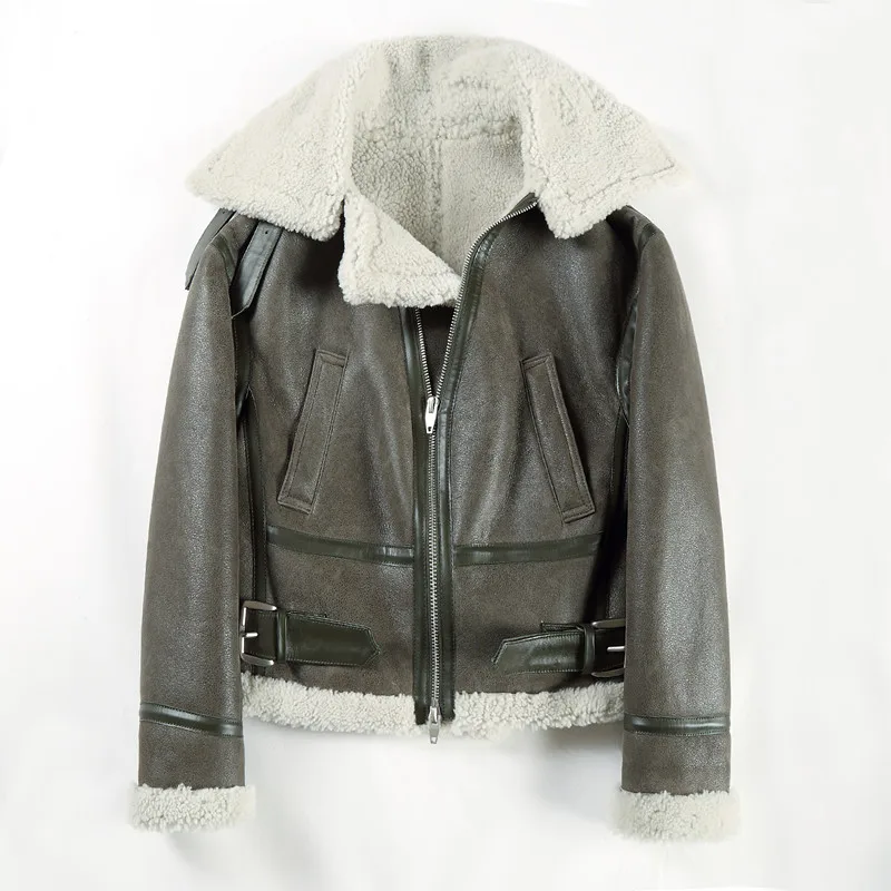 2024 latest design b3 bomber jacket custom mens genuine lamb bomber b3 jacket