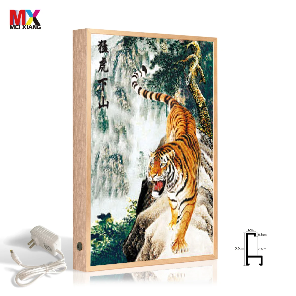 Aluminum lamp box mini photo frame in dog mini photo frame metal card holder